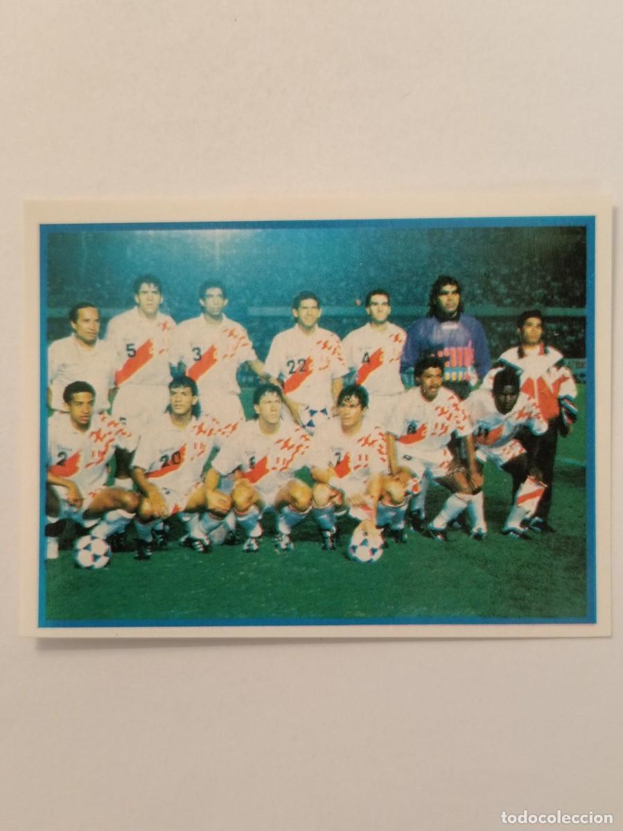 Figurine di Calcio: #182 ALINEACION (PERU) COPA AMERICA 1995 URUGUAY MUNDICROMO