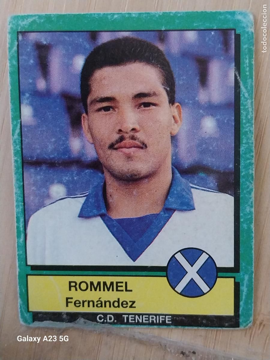 Figurine di Calcio: ROMMEL TENERIFE PANINI FUTBOL 90 CROMO 304 SIN PEGAR NUNCA SOBADO A&Ntilde;O 1990 *--