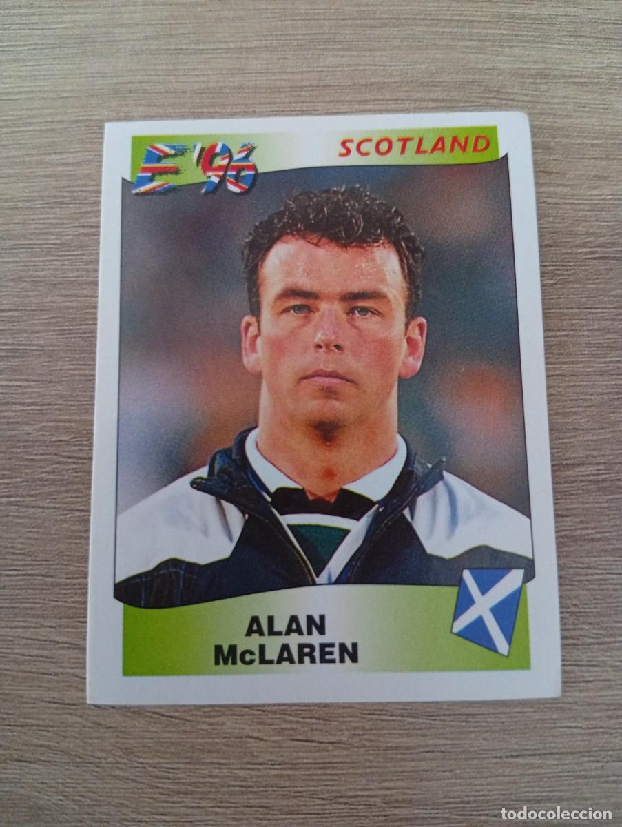 Cromos de f&uacute;tbol: ALAN MCLAREN 102 ESCOCIA EURO EUROCOPA 1996 96 PANINI NUNCA PEGADO