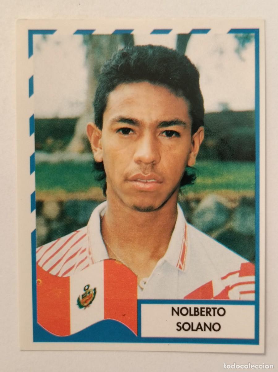 Cromos de f&uacute;tbol: #185 NOLBERTO SOLANO (PERU) COPA AMERICA 1995 URUGUAY MUNDICROMO