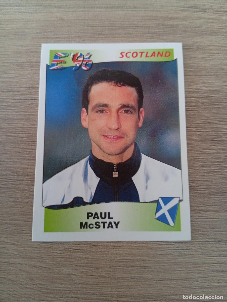 Cromos de f&uacute;tbol: PAUL MCSTAY 104 ESCOCIA EURO EUROCOPA 1996 96 PANINI NUNCA PEGADO