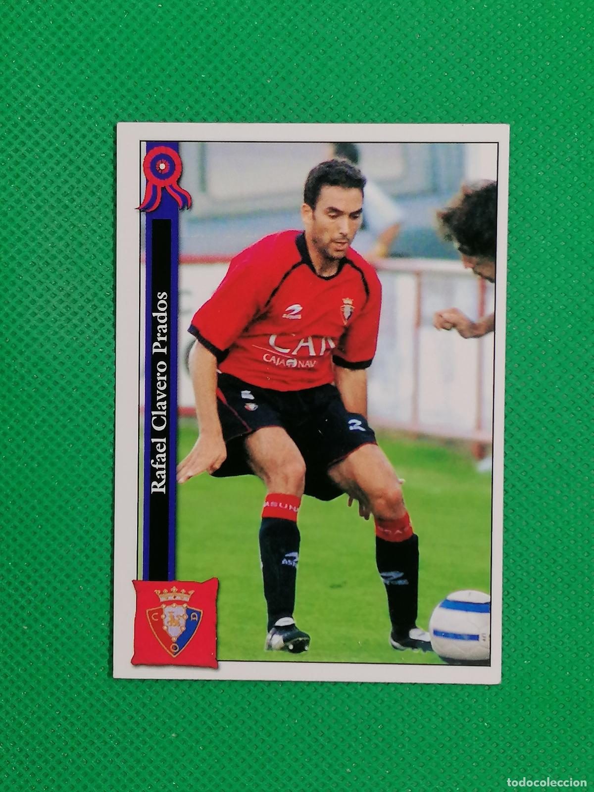 Cromos de f&uacute;tbol: 385 CLAVERO OSASUNA ⚽ MUNDICROMO LAS FICHAS DE LA LIGA 05 06 2005 2006 ⚽
