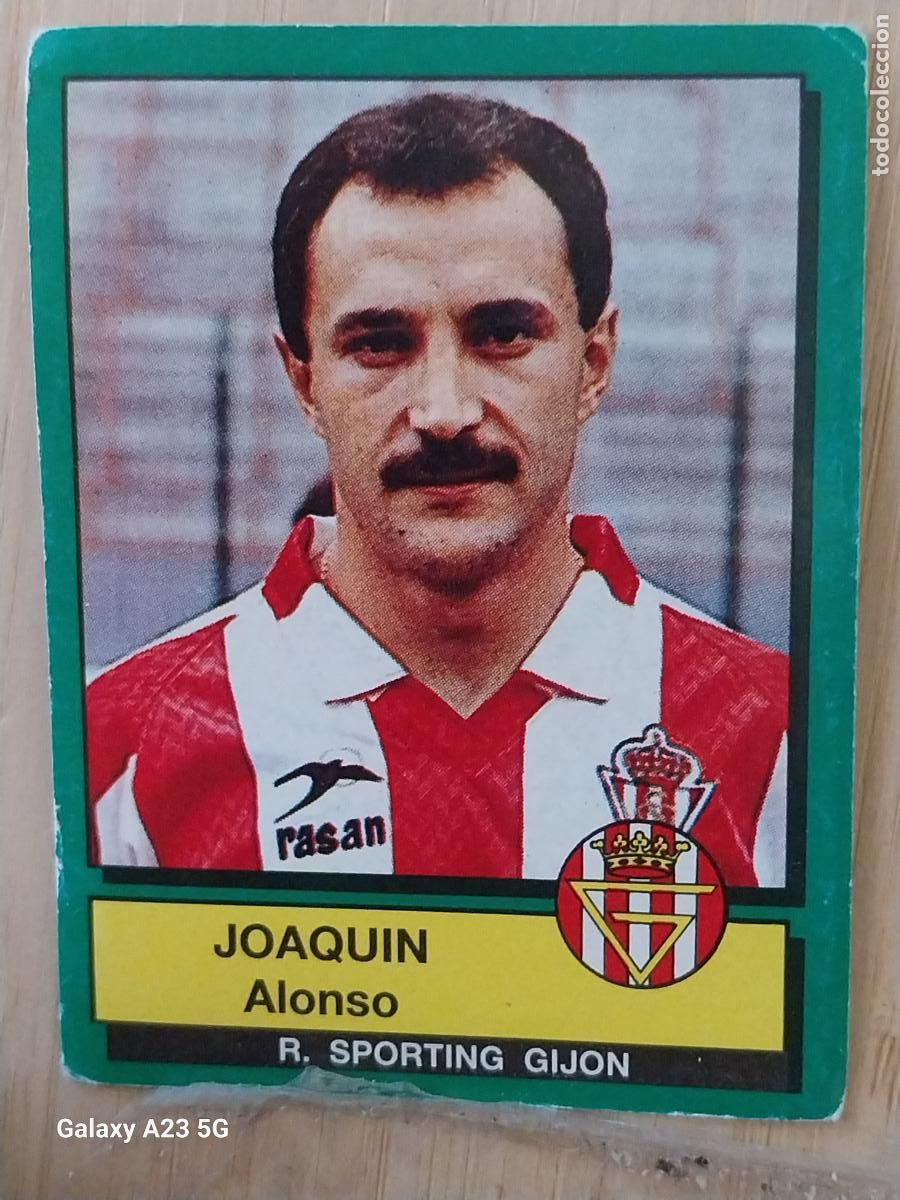 Cromos de f&uacute;tbol: JOAQIN SPORTING GIJON PANINI FUTBOL 90 CROMO 283 SIN PEGAR NUNCA SOBADO A&Ntilde;O 1990 *-
