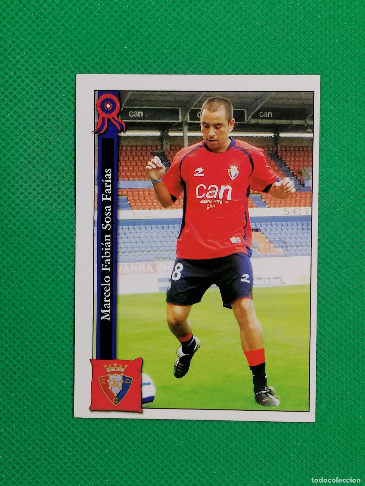 Cromos de f&uacute;tbol: 396 MARCELO SOSA OSASUNA ⚽ MUNDICROMO LAS FICHAS DE LA LIGA 05 06 2005 2006 ⚽