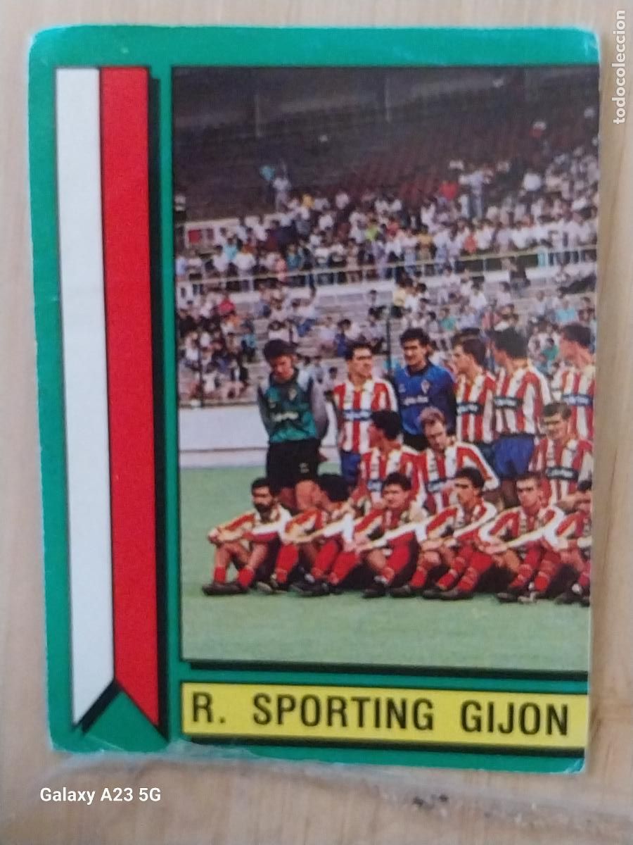 Cartes &agrave; collectionner de Football: SPORTING GIJON PANINI FUTBOL 90 CROMO 272 SIN PEGAR NUNCA SOBADO A&Ntilde;O 1990 *-