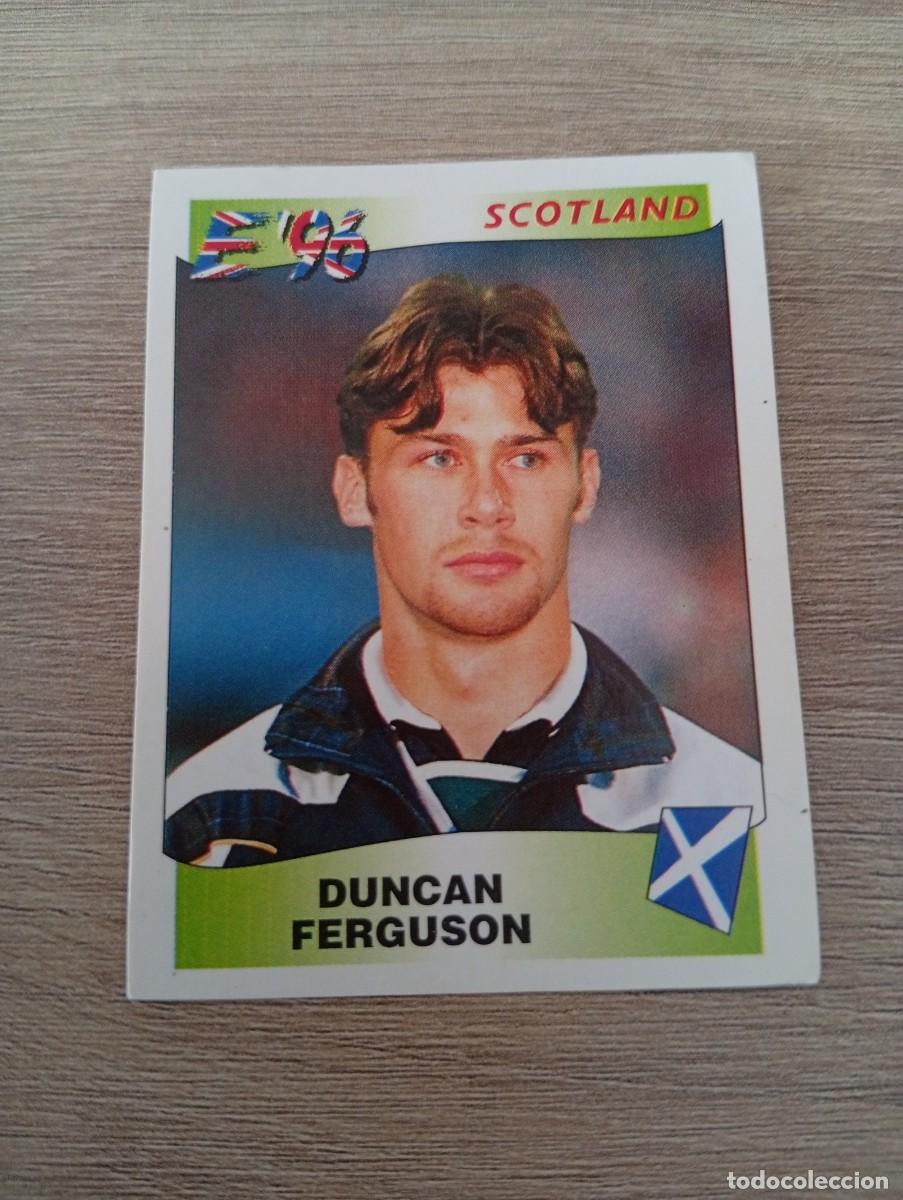 Cromos de f&uacute;tbol: DUNCAN FERGUSON 112 ESCOCIA EURO EUROCOPA 1996 96 PANINI NUNCA PEGADO