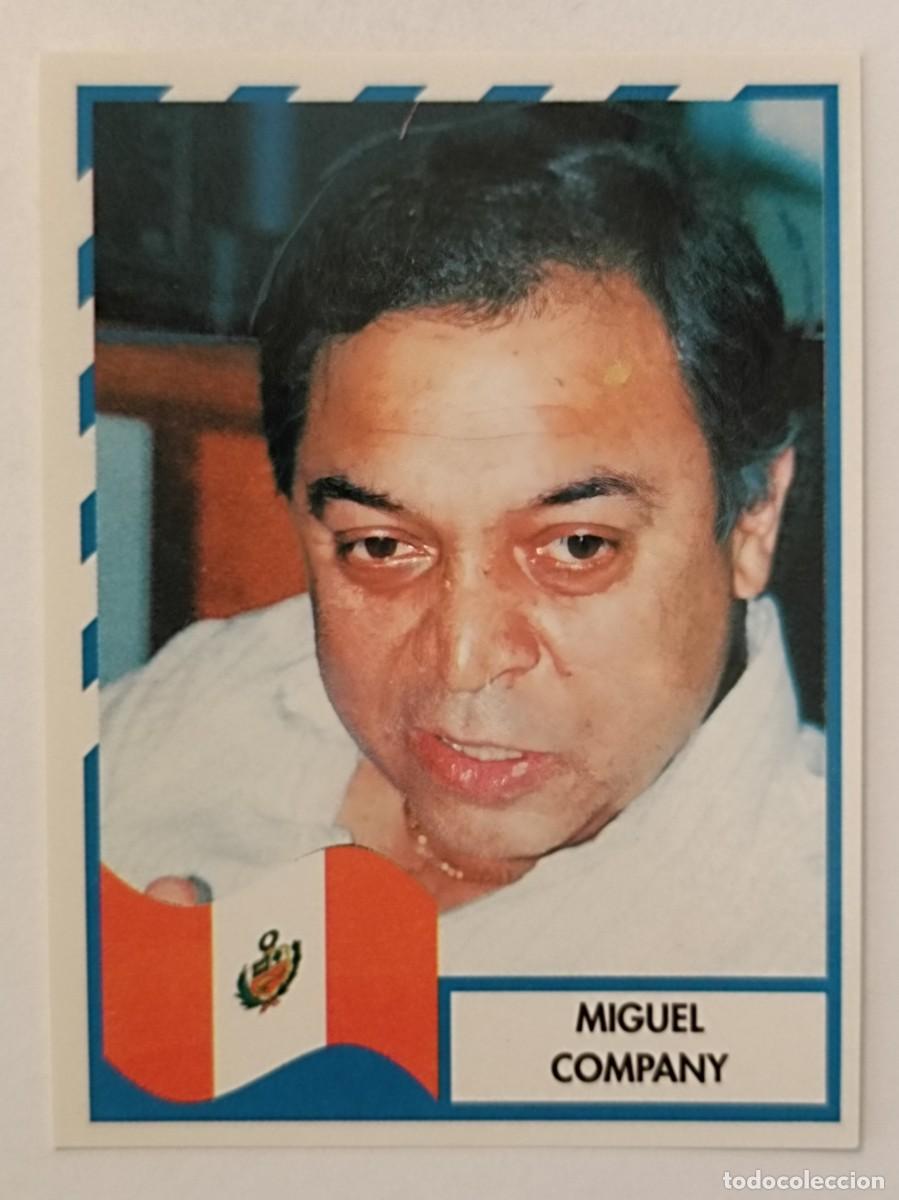 Cromos de f&uacute;tbol: #191 MIGUEL COMPANY (PERU) COPA AMERICA 1995 URUGUAY MUNDICROMO
