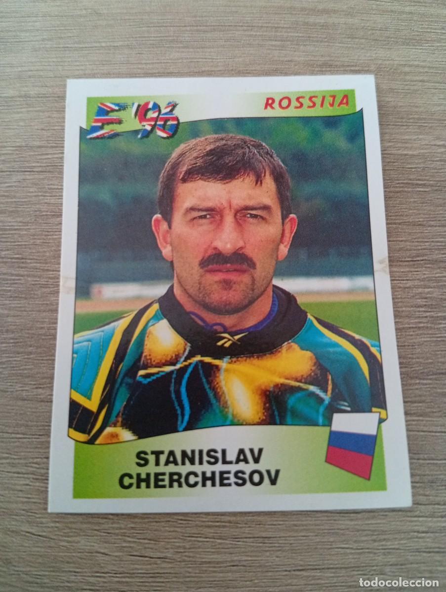 Cromos de f&uacute;tbol: STANISLVAV CHERCHESOV 257 RUSIA EURO EUROCOPA 1996 96 PANINI NUNCA PEGADO