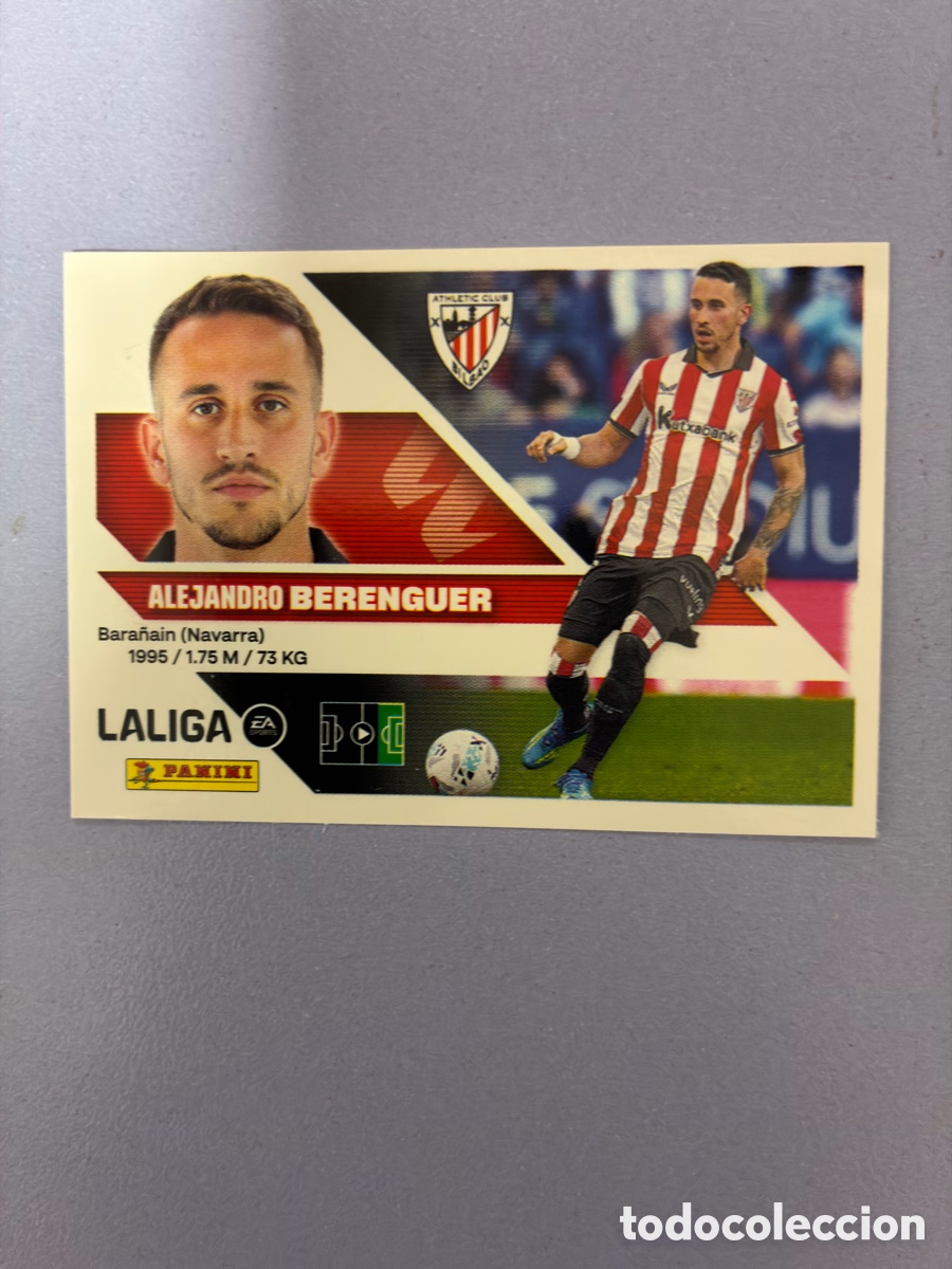 Cromos de f&uacute;tbol: Cromo Alejandro Berenguer (Athletic Club) N&ordm; 16 - Colecci&oacute;n Este LIGA 2026-27 Panini (Sin Pegar)