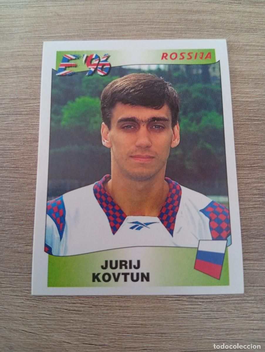 Cromos de f&uacute;tbol: JURIJ KOVTUN 258 RUSIA EURO EUROCOPA 1996 96 PANINI NUNCA PEGADO