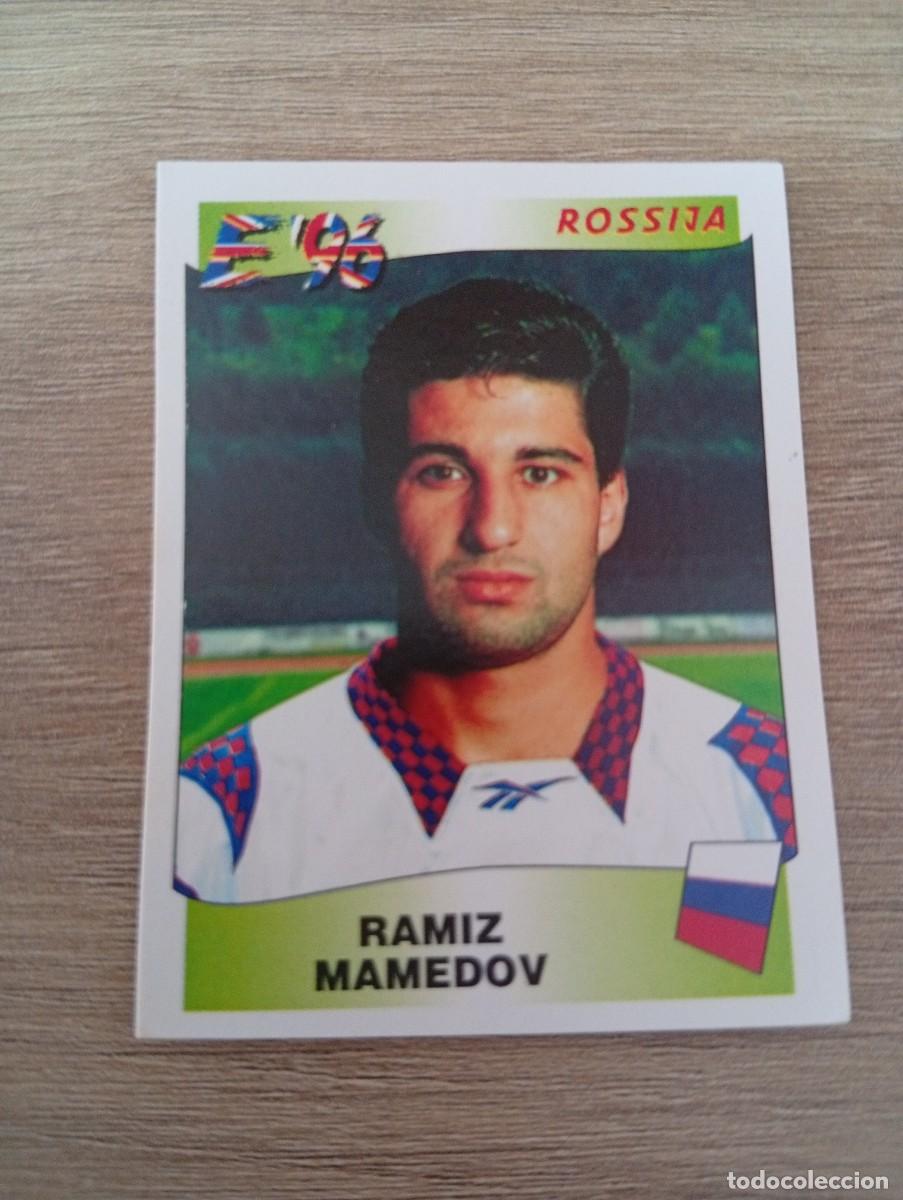 Cromos de f&uacute;tbol: RAMIZ MAMEDOV 260 RUSIA EURO EUROCOPA 1996 96 PANINI NUNCA PEGADO