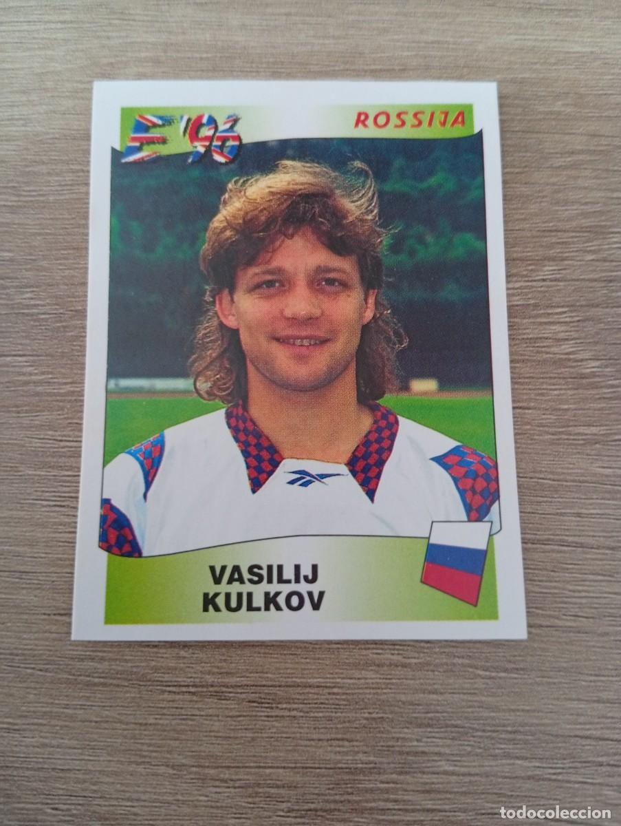 Cromos de f&uacute;tbol: VASILIJ KULKOV 261 RUSIA EURO EUROCOPA 1996 96 PANINI NUNCA PEGADO
