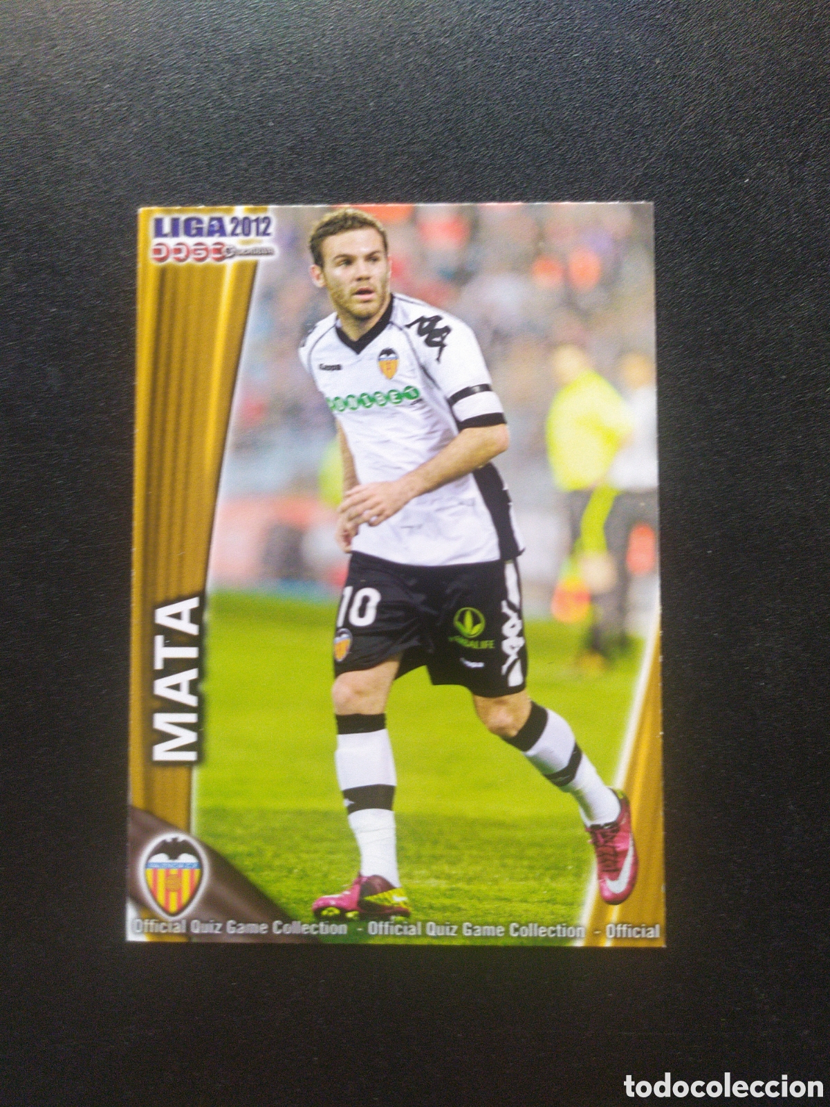 Cartes &agrave; collectionner de Football: Mundicromo fichas Liga 2011 2012 11 12 Mata n&deg; 73 Valencia