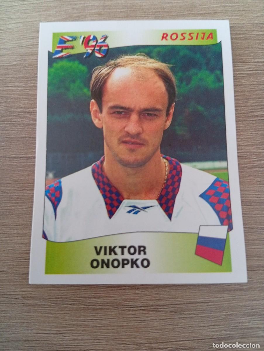 Cartes &agrave; collectionner de Football: VICTOR ONOPKO 263 RUSIA EURO EUROCOPA 1996 96 PANINI NUNCA PEGADO