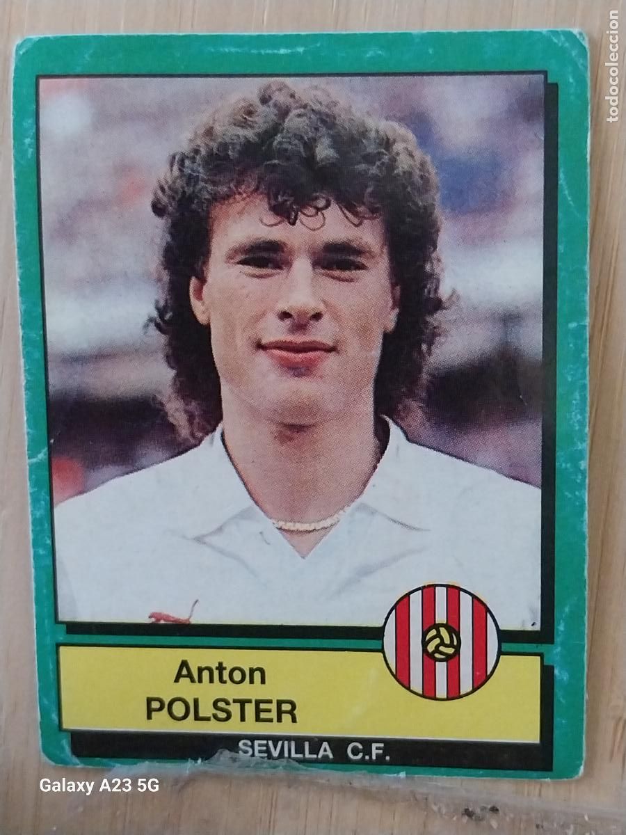 Cartes &agrave; collectionner de Football: POLSTER SEVILLA PANINI FUTBOL 90 CROMO 250 SIN PEGAR NUNCA SOBADO A&Ntilde;O 1990 *-