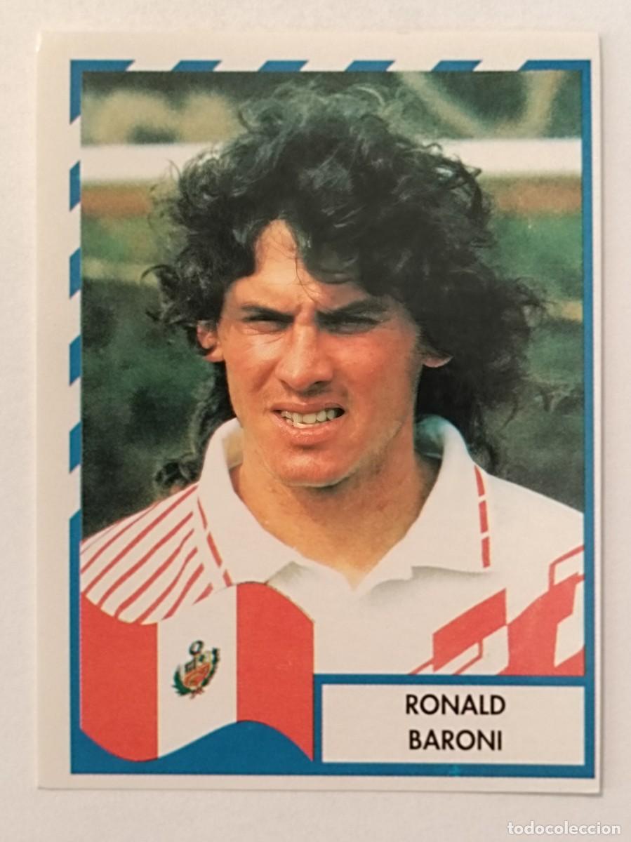 Cromos de f&uacute;tbol: #196 RONALD BARONI (PERU) COPA AMERICA 1995 URUGUAY MUNDICROMO