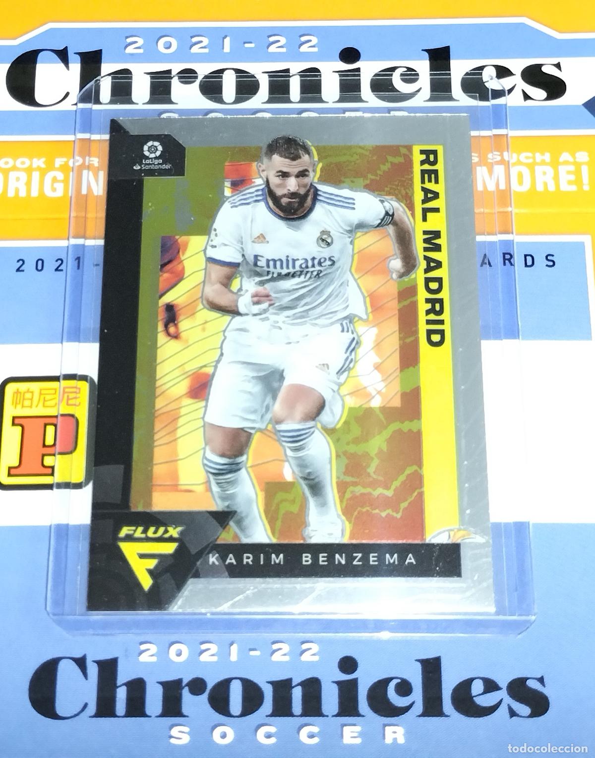 Cartes &agrave; collectionner de Football: N&ordm; 284 KARIM BENZEMA REAL MADRID CARD CHRONICLES FLUX LA LIGA SOCCER 2021 2022 21 22 PANINI