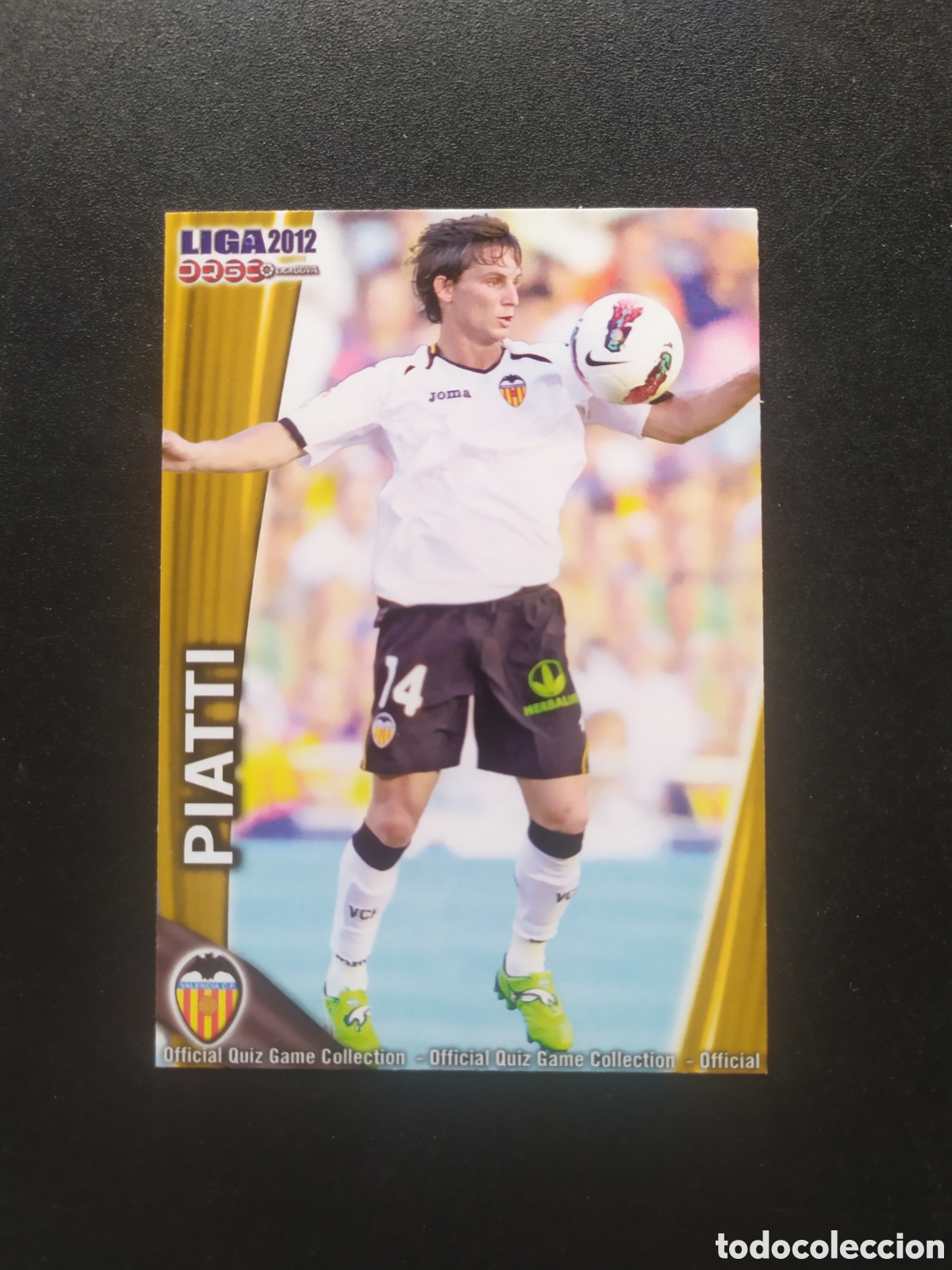 Cromos de f&uacute;tbol: Mundicromo fichas Liga 2011 2012 11 12 Piatti n&deg; 664 Valencia