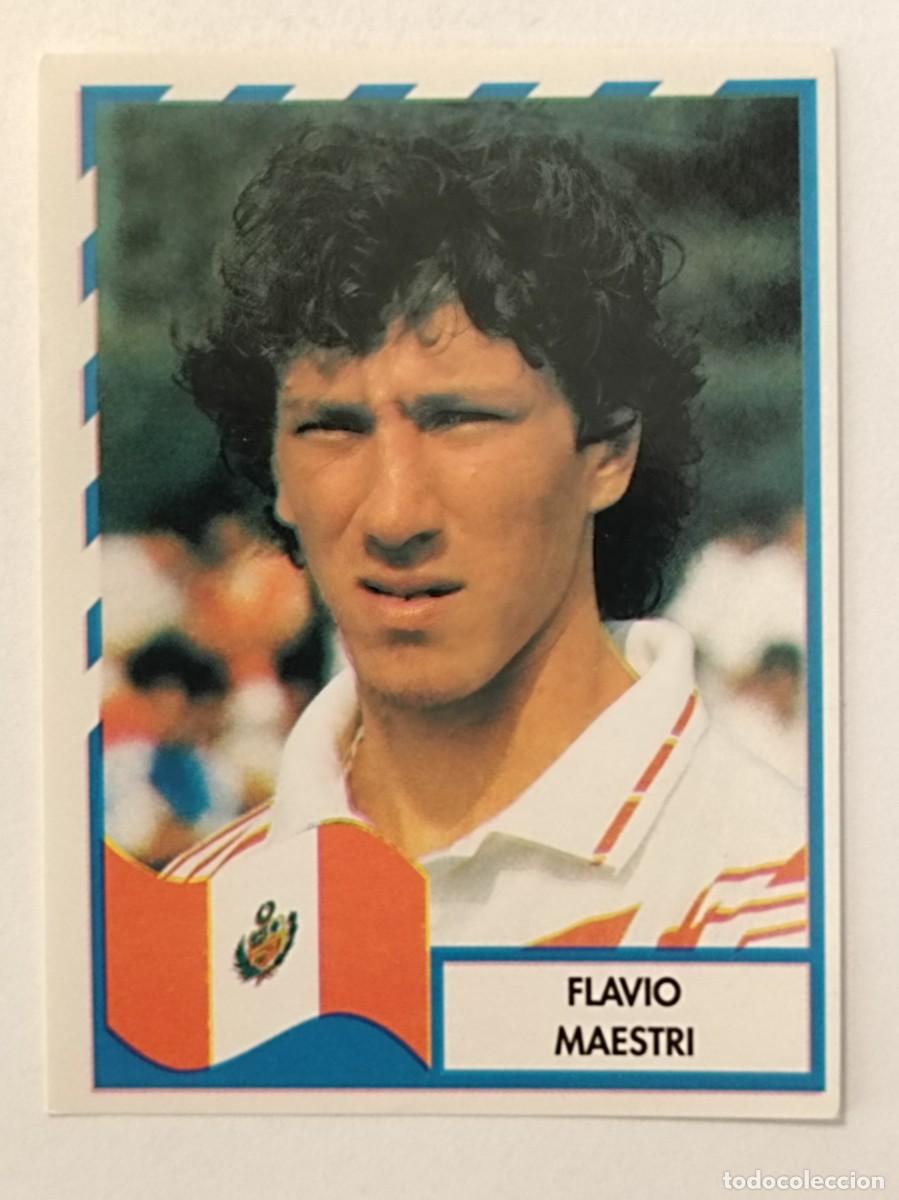 Cromos de f&uacute;tbol: #197 FLAVIO MAESTRI (PERU) COPA AMERICA 1995 URUGUAY MUNDICROMO