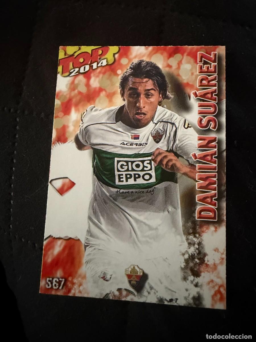 Cromos de f&uacute;tbol: fichas quiz 2014 damian suarez top elche num 567