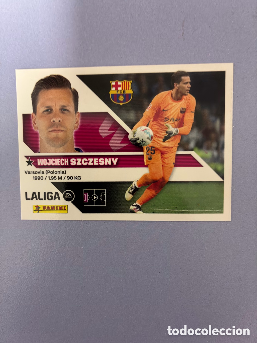 Cromos de f&uacute;tbol: Cromo Wojciech Szczęsny (FC Barcelona) N&ordm; 4 - Colecci&oacute;n Este LIGA 2026-27 Panini (Sin Pegar)
