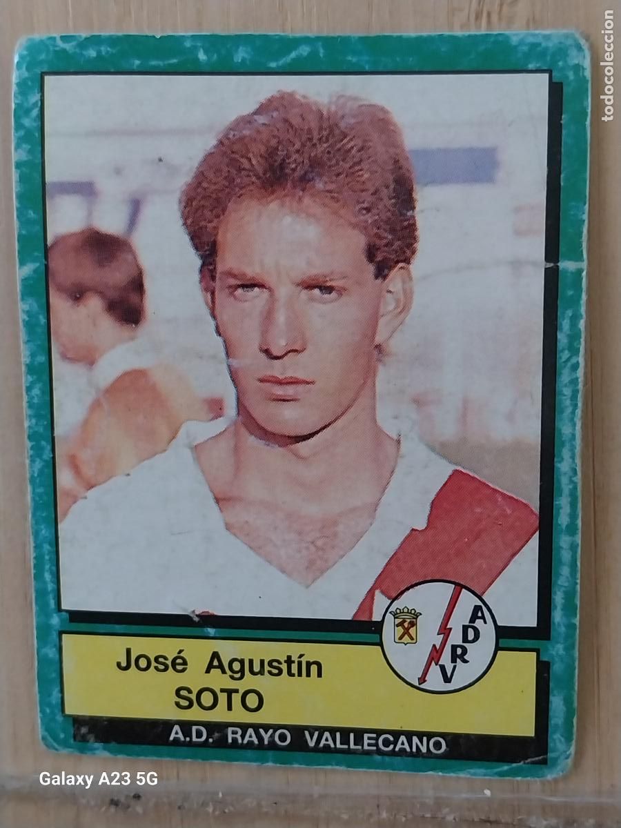 Cromos de f&uacute;tbol: SOTO RAYO VALLECANO PANINI FUTBOL 90 CROMO 231 SIN PEGAR NUNCA SOBADO A&Ntilde;O 1990 *-