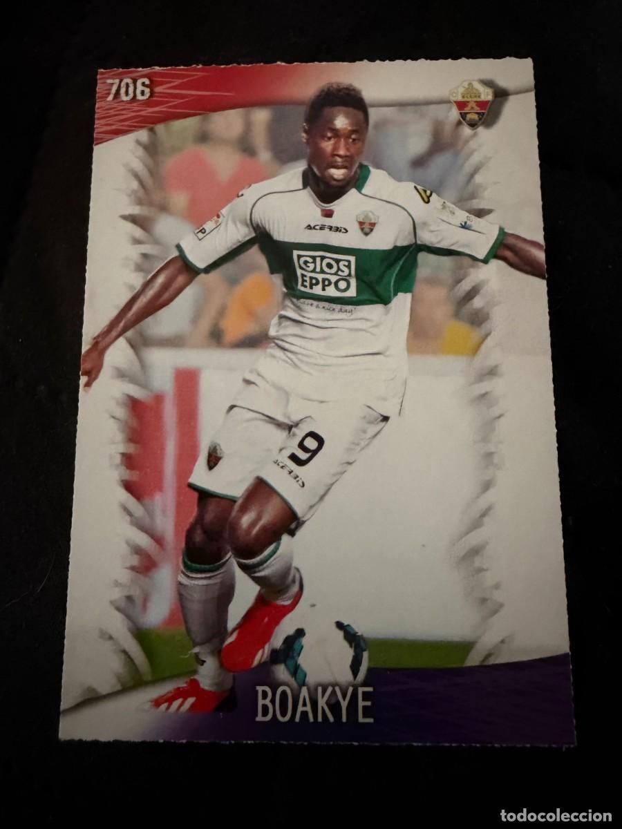Cromos de f&uacute;tbol: fichas quiz 2014 boakye elche 706