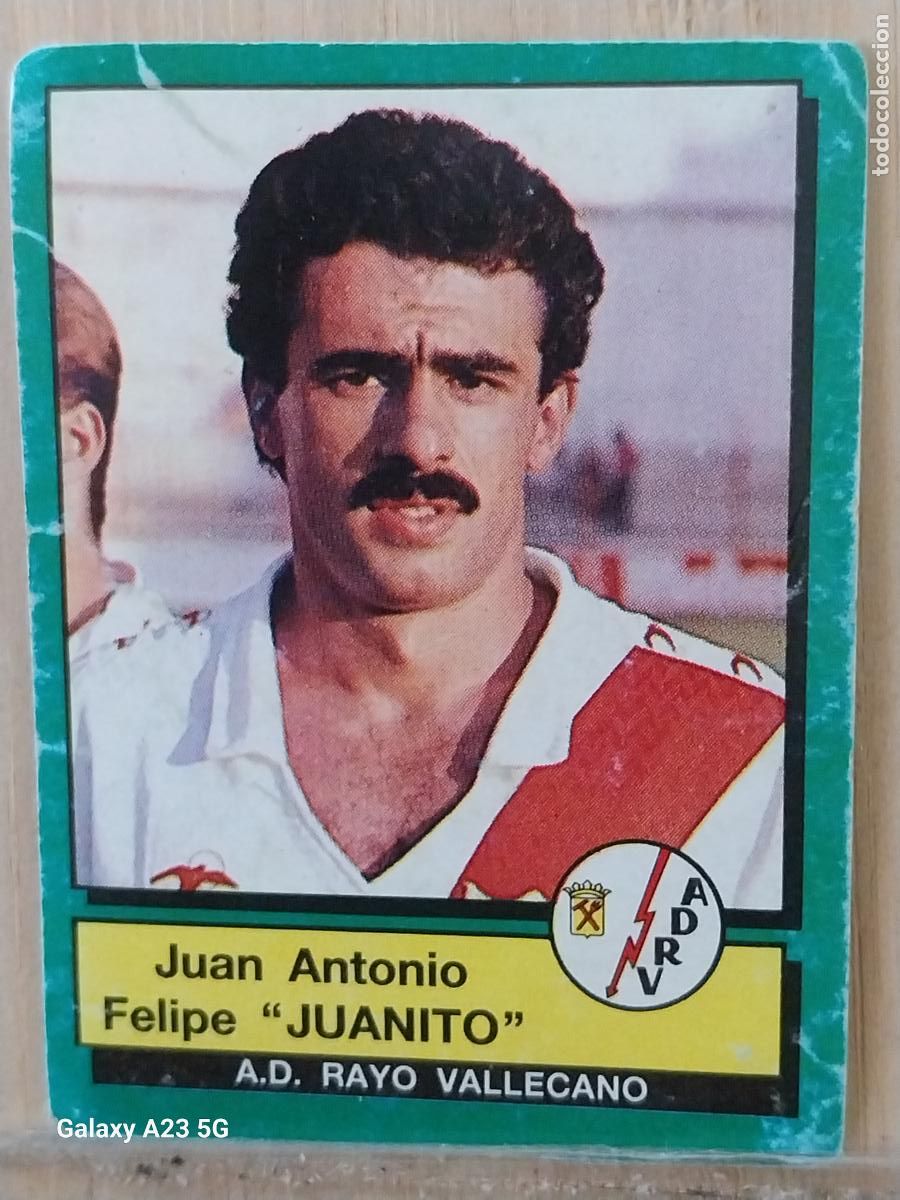 Cromos de Futebol: JUANITO RAYO VALLECANO PANINI FUTBOL 90 CROMO 226 SIN PEGAR NUNCA SOBADO A&Ntilde;O 1990 *-