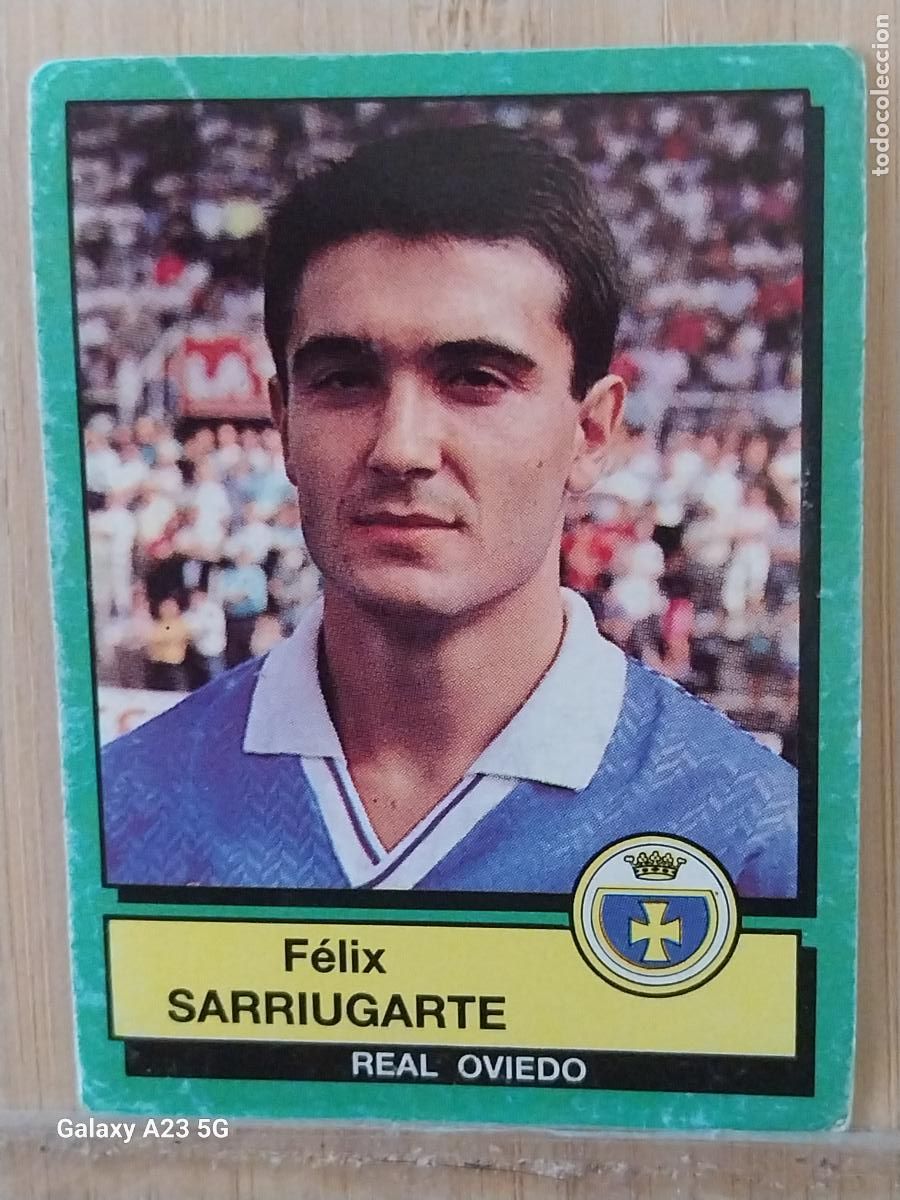Cromos de Futebol: SARRIUGARTE OVIEDO PANINI FUTBOL 90 CROMO 213 SIN PEGAR NUNCA SOBADO A&Ntilde;O 1990 *-