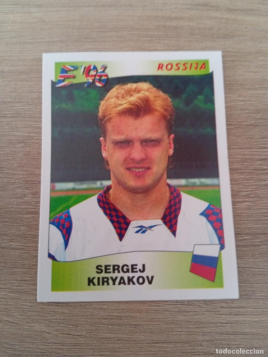 Figurine di Calcio: SERGEJ KIRYAKOV 272 RUSIA EURO EUROCOPA 1996 96 PANINI NUNCA PEGADO