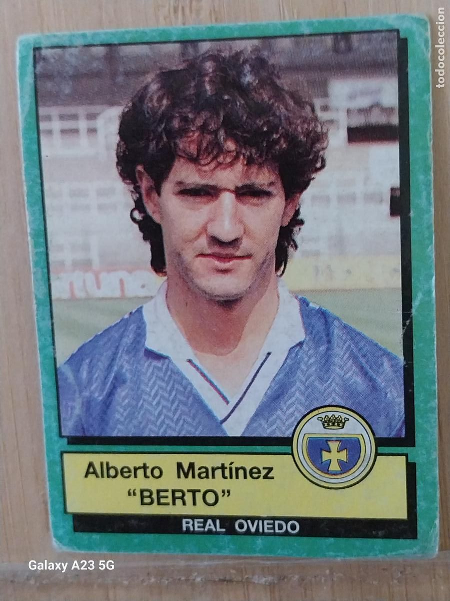 Figurine di Calcio: BERTO OVIEDO PANINI FUTBOL 90 CROMO 209 SIN PEGAR NUNCA SOBADO A&Ntilde;O 1990 *-