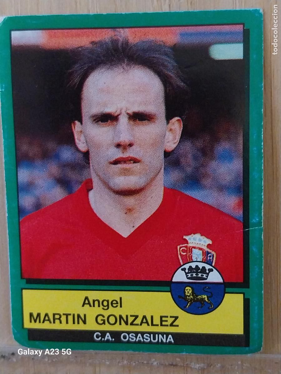 Figurine di Calcio: MARTIN GONZALEZ OSASUNA PANINI FUTBOL 90 CROMO 188 SIN PEGAR NUNCA SOBADO A&Ntilde;O 1990 *