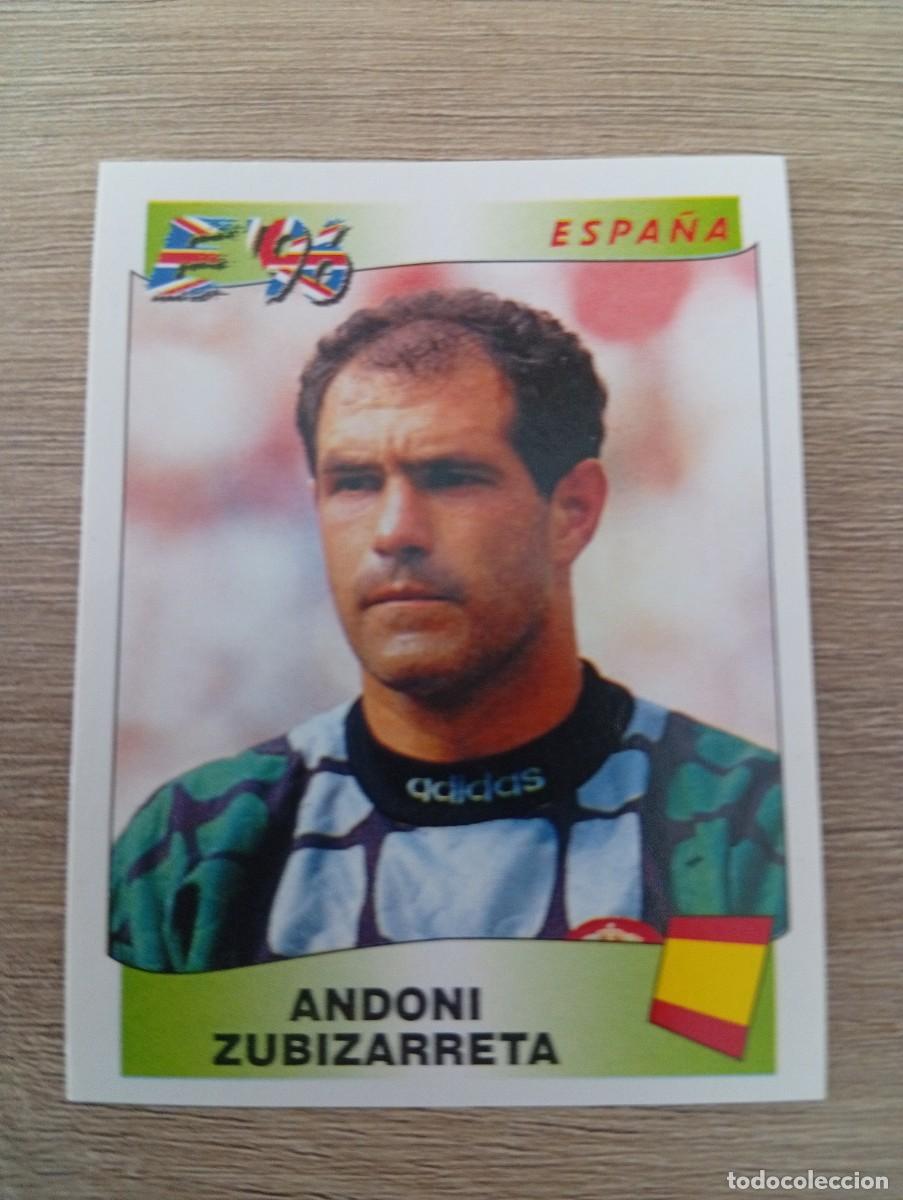 Cromos de f&uacute;tbol: ANDONI ZUBIZARRETA 117 ESPA&Ntilde;A EURO EUROCOPA 1996 96 PANINI NUNCA PEGADO