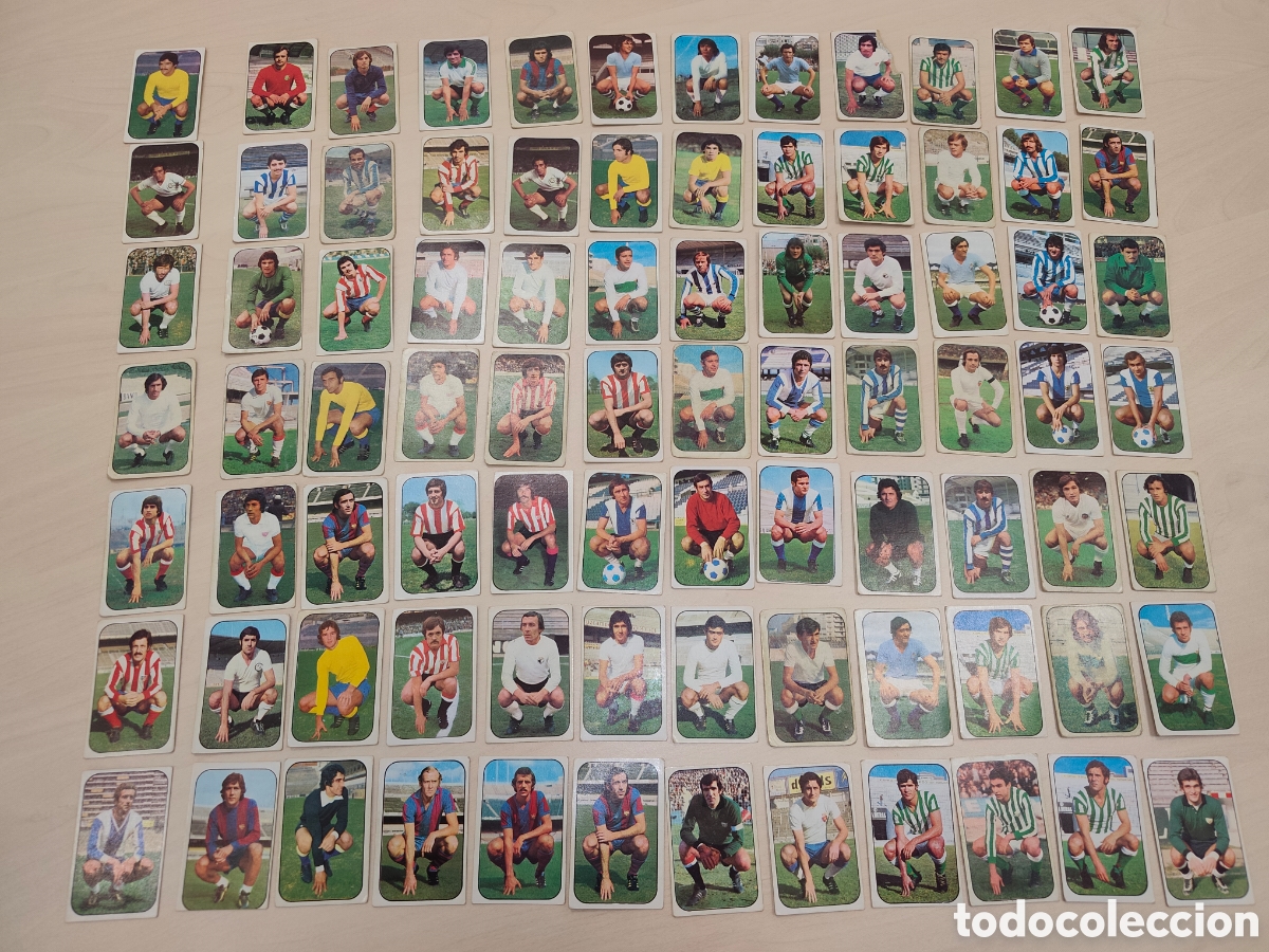 Cromos de f&uacute;tbol: Lote 275 Cromos F&uacute;tbol Liga 1976-77 (Ediciones Este )