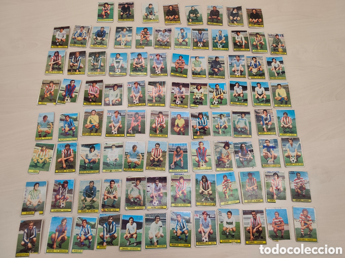 Cromos de f&uacute;tbol: Lote 367 Cromos F&uacute;tbol Liga 1976-77 (Ediciones Este )