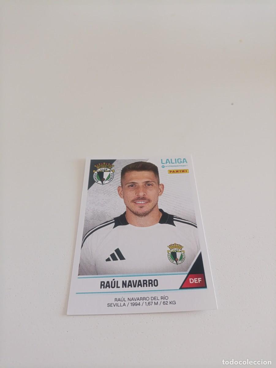 Cromos de f&uacute;tbol: Liga hypermotion 24/25 Ra&uacute;l Navarro Burgos