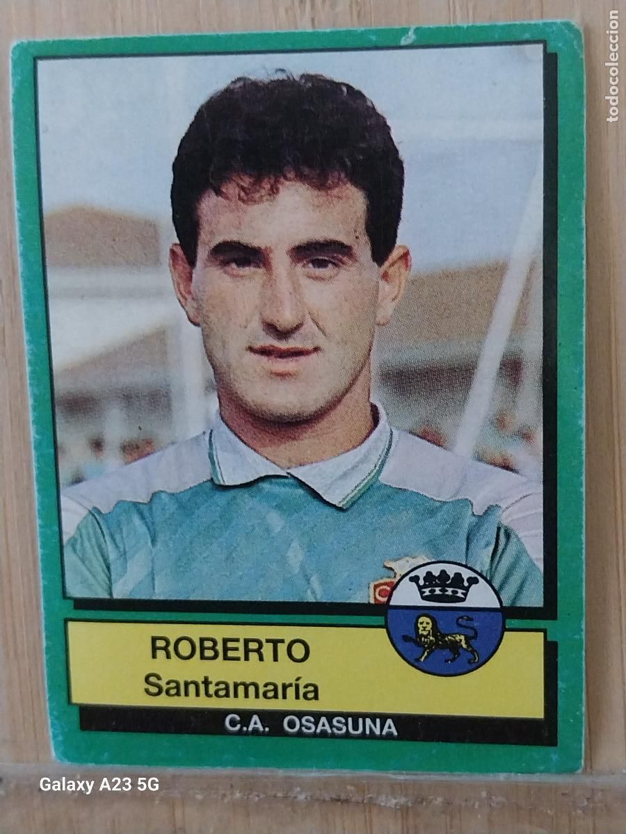 Cromos de f&uacute;tbol: ROBERTO OSASUNA PANINI FUTBOL 90 CROMO 184 SIN PEGAR NUNCA SOBADO A&Ntilde;O 1990 *