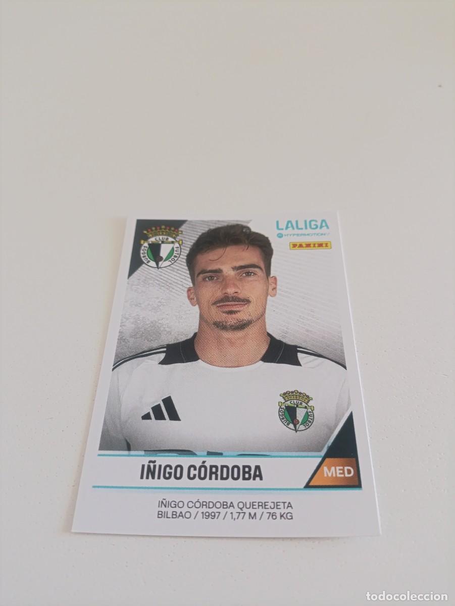 Cromos de f&uacute;tbol: Liga hypermotion 24/25 &Iacute;&ntilde;igo C&oacute;rdoba Burgos