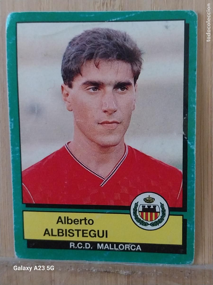 Cromos de f&uacute;tbol: ALBISTEGUI MALLORCA PANINI FUTBOL 90 CROMO 170 SIN PEGAR NUNCA SOBADO A&Ntilde;O 1990 *