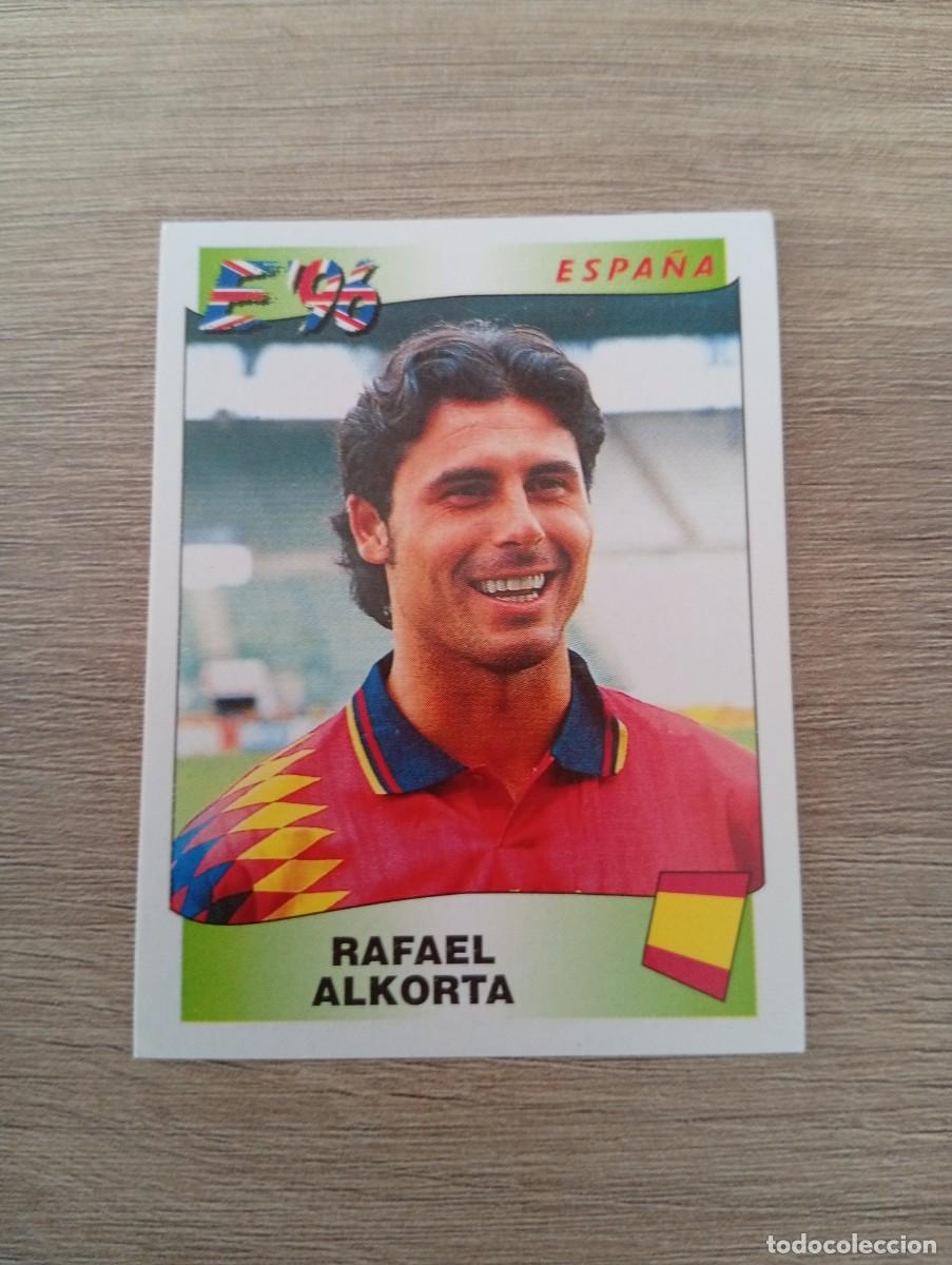 Cromos de f&uacute;tbol: RAFAEL ALKORTA 122 ESPA&Ntilde;A EURO EUROCOPA 1996 96 PANINI NUNCA PEGADO