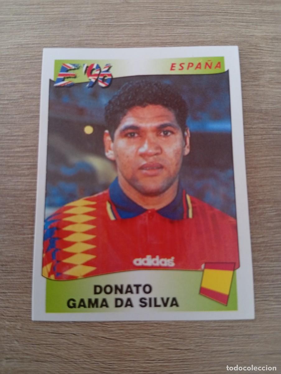 Cartes &agrave; collectionner de Football: DONATO GAMA DA SILVA 125 ESPA&Ntilde;A EURO EUROCOPA 1996 96 PANINI NUNCA PEGADO