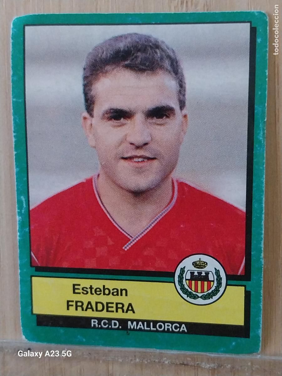 Cartes &agrave; collectionner de Football: FRADERA MALLORCA PANINI FUTBOL 90 CROMO 169 SIN PEGAR NUNCA SOBADO A&Ntilde;O 1990 *