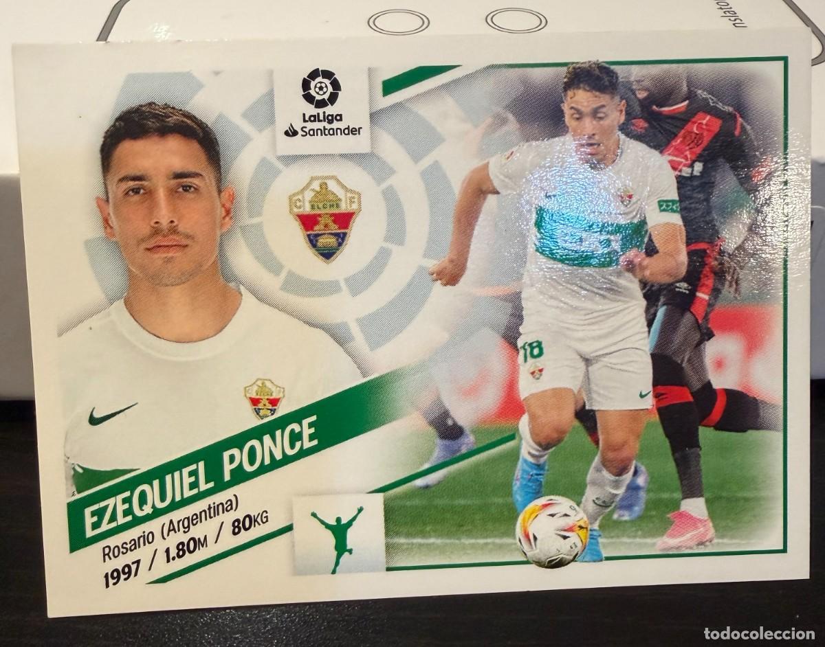Cromos de f&uacute;tbol: liga este 22-23 ezequiel ponce elche