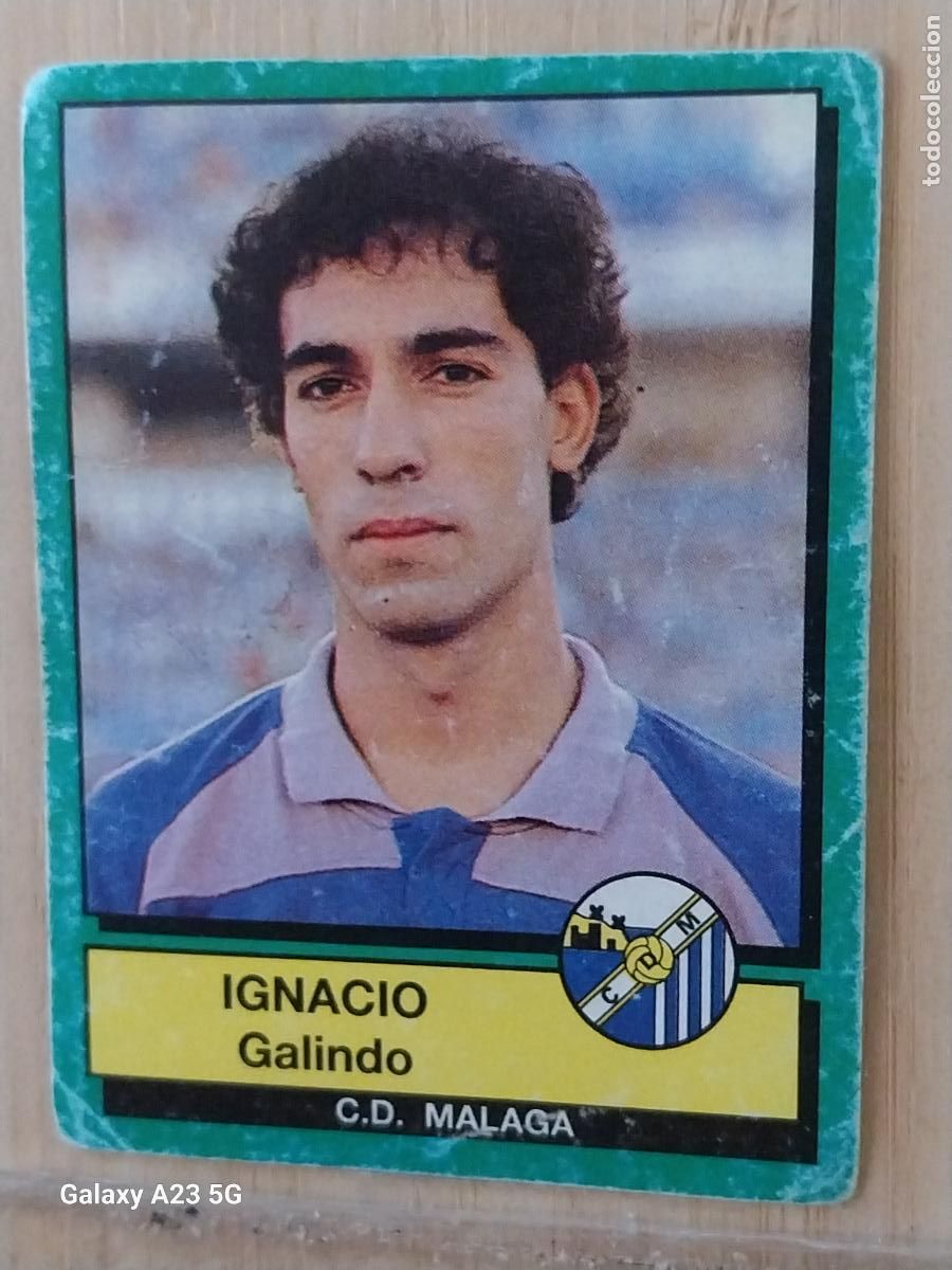 Cromos de f&uacute;tbol: IGNACIO MALAGA PANINI FUTBOL 90 CROMO 162 SIN PEGAR NUNCA SOBADO A&Ntilde;O 1990 *