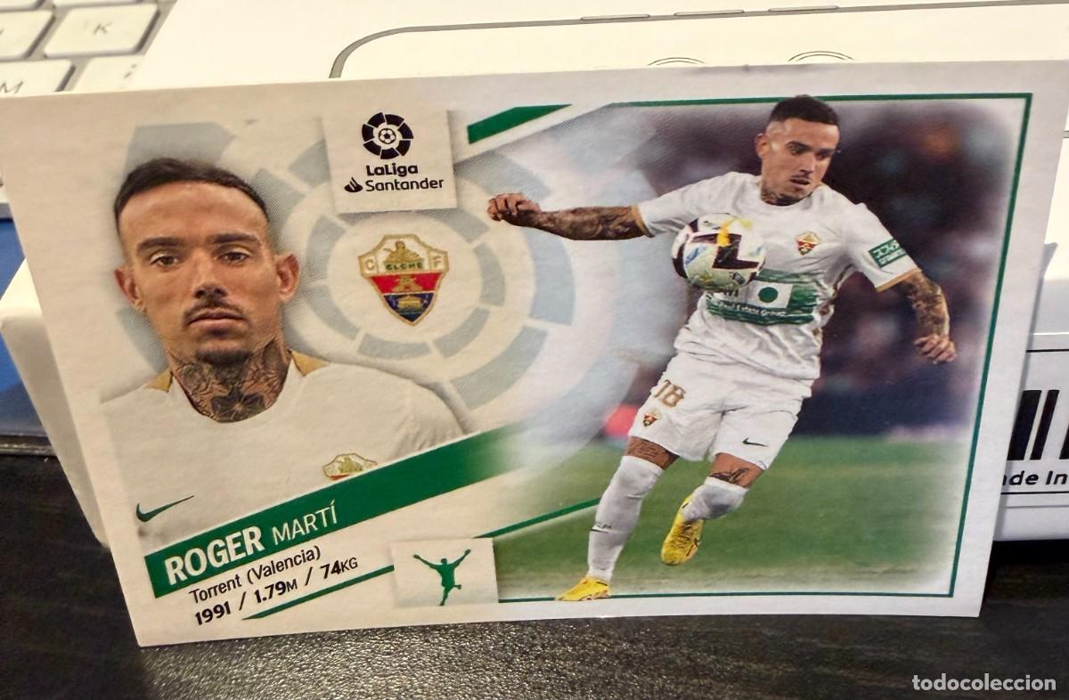 Cromos de f&uacute;tbol: liga este 22-23 roger marti elche