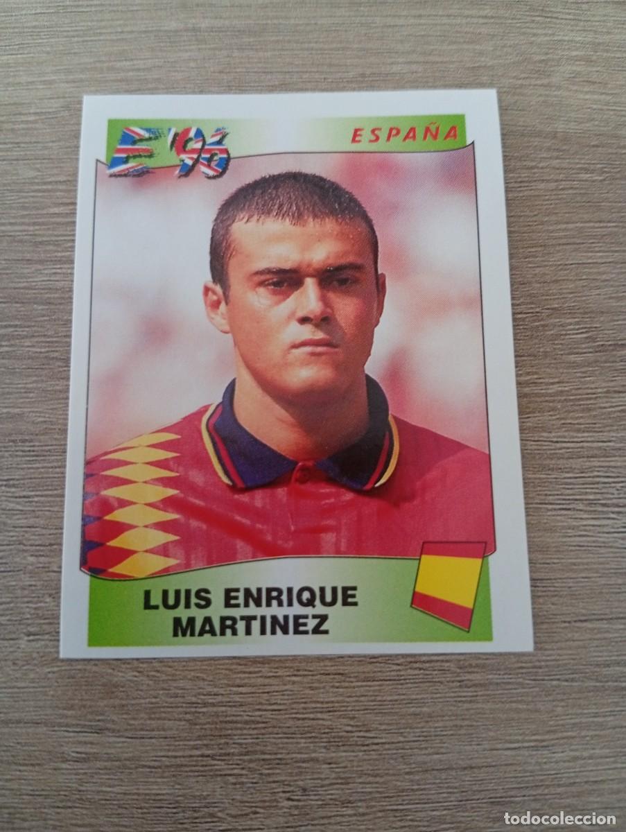 Cromos de f&uacute;tbol: LUIS ENRIQUE MARTINEZ 127 ESPA&Ntilde;A EURO EUROCOPA 1996 96 PANINI NUNCA PEGADO