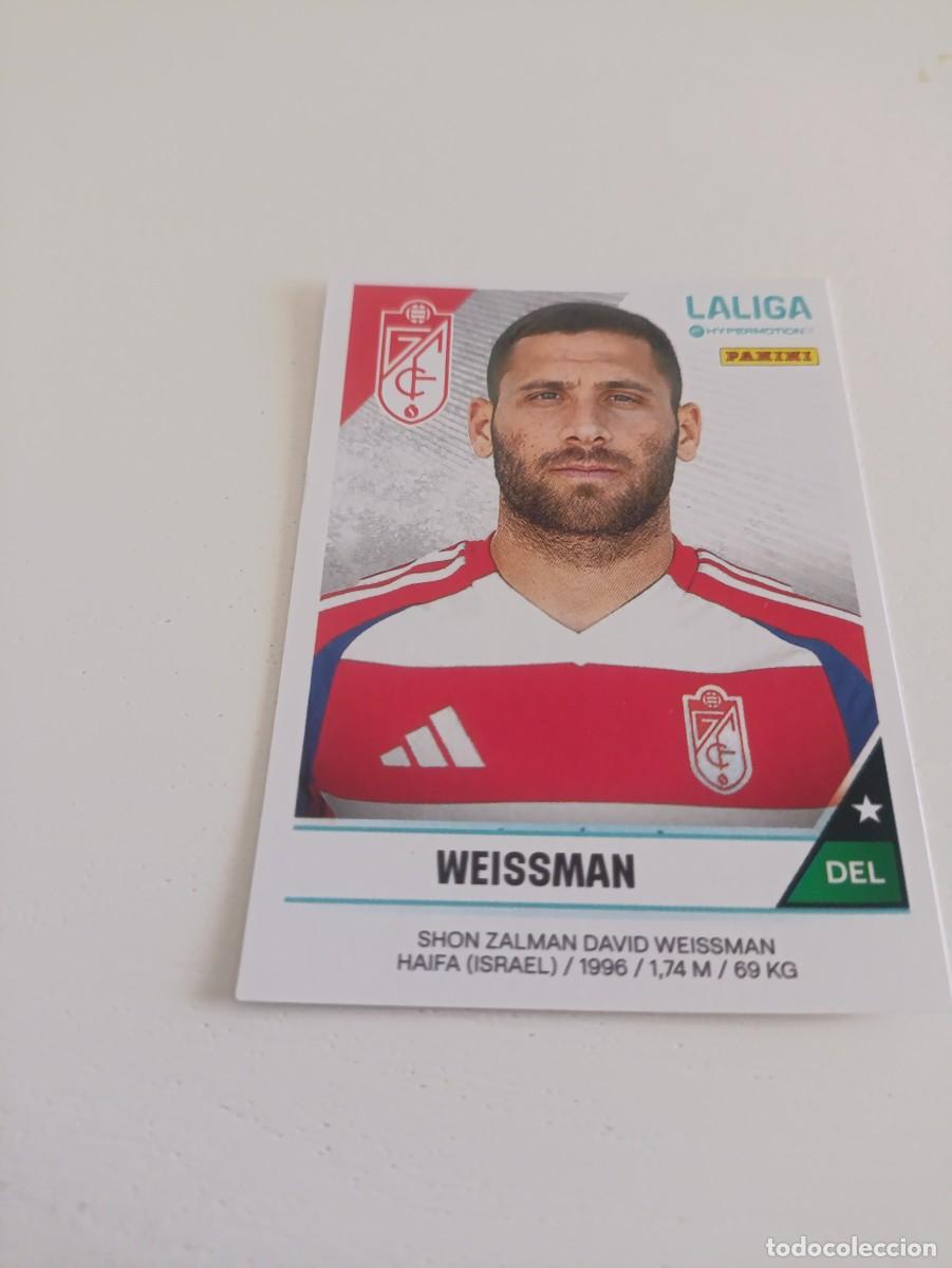 Cromos de f&uacute;tbol: Liga hypermotion 24/25 Weissman Granada