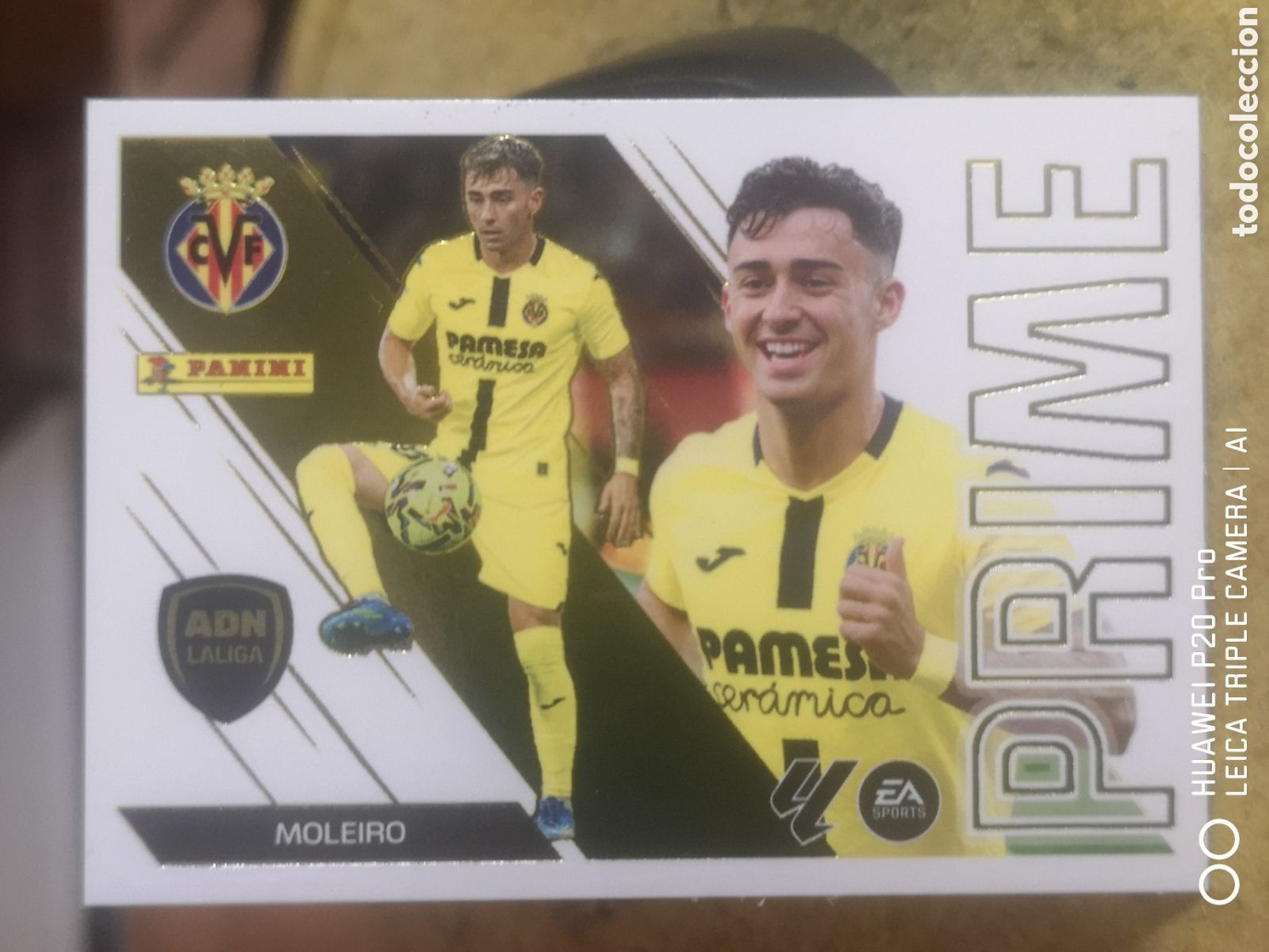 Cromos de f&uacute;tbol: LIGA ESTE 2026 2027 26 27 MOLEIRO ADN PRIME VILLARREAL 9