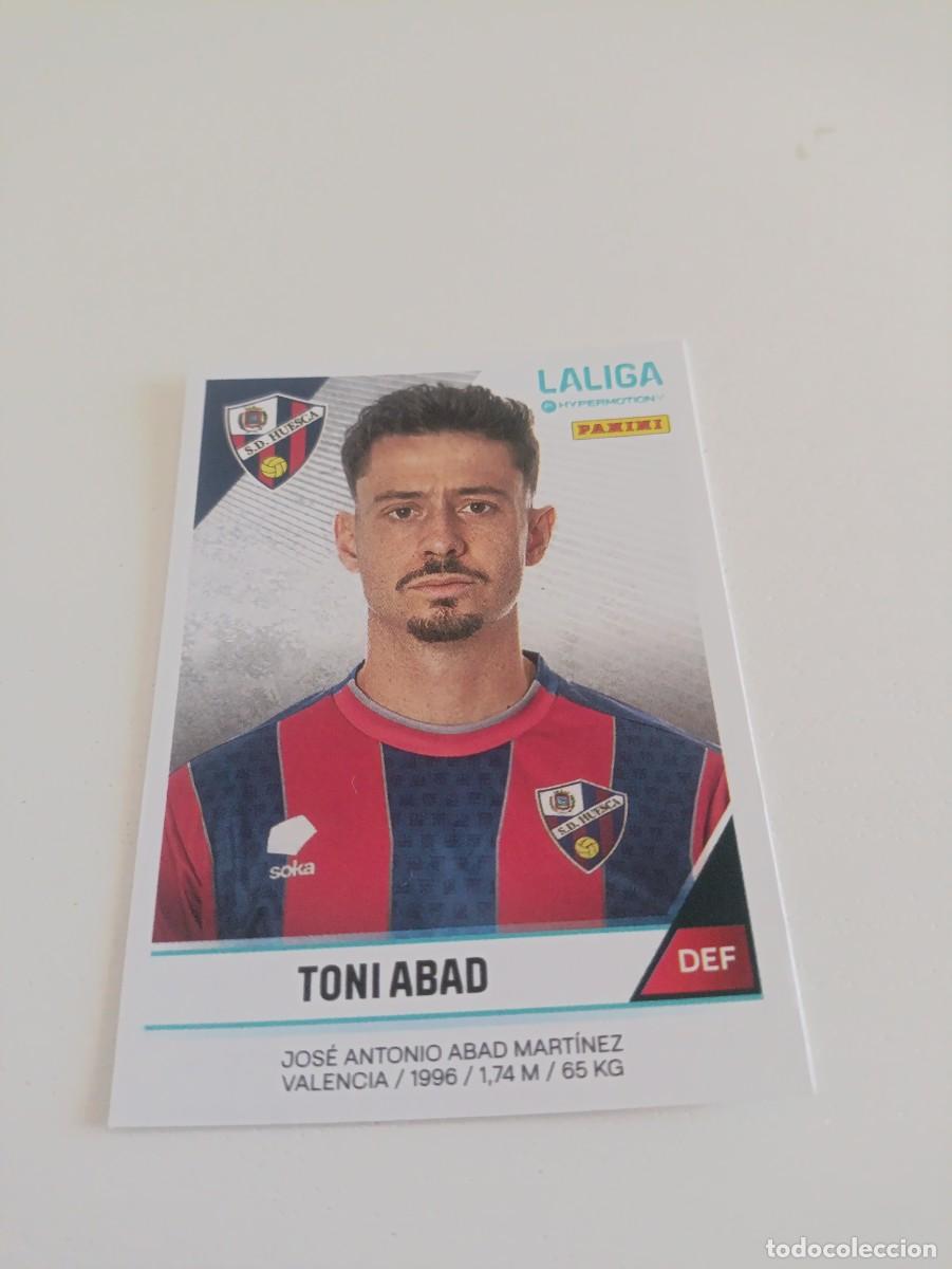 Cromos de f&uacute;tbol: Liga hypermotion 24/25 Toni Abad Huesca