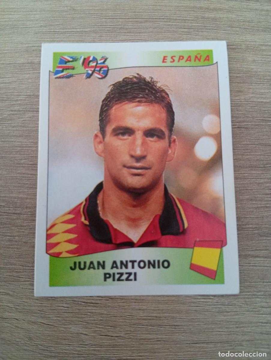 Cromos de f&uacute;tbol: JUAN ANTONIO PIZZI 131 ESPA&Ntilde;A EURO EUROCOPA 1996 96 PANINI NUNCA PEGADO